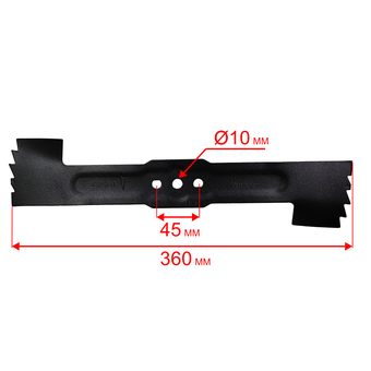 Нож для газонокосилки оригинальный DDE LMB3840 BlueTec