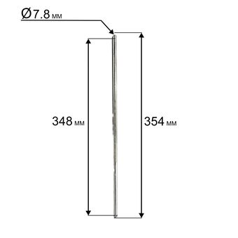 Ось DDE LME 3212 колес задняя (791-707-34)