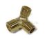 Фитинг-тройник UNITED PARTS для компрессора угловой, резьба внешняя  3/8"×3/8"×1/2"