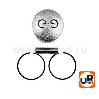 Поршень в сборе UNITED PARTS для триммеров 52 куб.см. Ø44мм