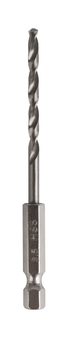 Сверло по металлу HEX 1/4" ПРАКТИКА Р6М5 3,5 х 90 мм (1шт.) блистер (037-565)