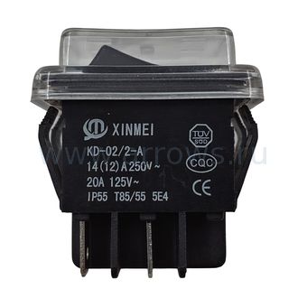 Выключатель клавишный ПУЛЬСАР для пылесоса ПС800 --> 90-0300