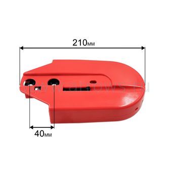 Кожух-натяжитель ремня UNITED PARTS для бензореза HUSQVARNA K750, K760, K960, K970, DDE GS400-16, Champion CP400, Carver GCS94/400, Elitech