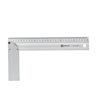 Угольник КОБАЛЬТ столярный 300 мм, алюминиевый (910-386)