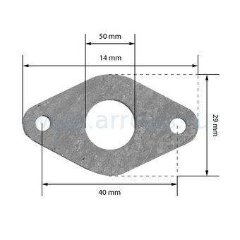 Набор прокладок UNITED PARTS для генератора GG980, DPG1201i (под поршень 47мм)