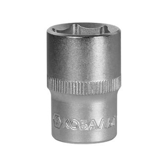 Головка торцевая КОБАЛЬТ 1/2", 19 мм, Cr-V, подвес (643-125)