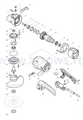 Деталировка Кольцо MAKITA резиновое 78 (213760-7)