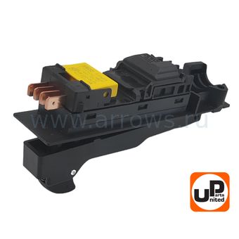 Выключатель курковый UNITED PARTS для УШМ MAKITA 9069SF, GA9030, GA9040 (4 контакта) (аналог 651178-8)