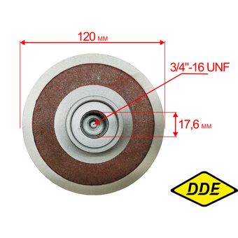 Крыльчатка помпы DDE PN51/PN81 резьба 3/4"x16 UNF