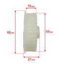 Шкив ведомый DDE культиватора ET1200-40 редуктора (60096-0015)