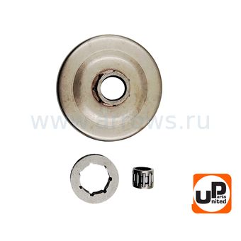 Чашка сцепления UNITED PARTS 0.325"-7 для HUSQVARNA 137/142 с подшипником (аналог 5300481-32, 5300693-42)