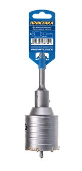 Коронка твердосплавная ПРАКТИКА SDS- Plus ударная 60 мм (1шт.) клипса (917-941)