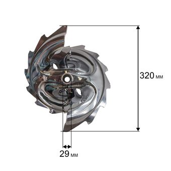 Шнек DDE ST1387L (A29) левый  (KC34-01-05)
