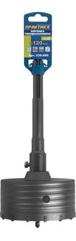 Коронка твердосплавная ПРАКТИКА SDS-Max ударная 120 мм (1шт.) клипса (038-869)