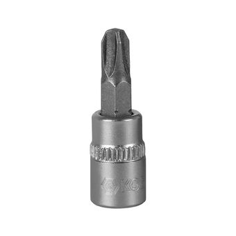 Головка торцевая со вставкой КОБАЛЬТ 1/4", PH3, CR-V, подвес (923-422)