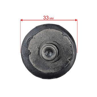 Подушка-опора DDE для виброплиты VP125-H (Ø33х21мм) (шпилька М10х18мм) (резиновая ножка) --> 908-764-112
