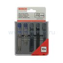 Набор пилок для лобзика BOSCH по дер/мет (10 шт.) кассета