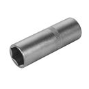 Головка торцевая свечная КОБАЛЬТ 1/2", 16 мм, резиновый держатель свечи, CR-V, подвес (643-477)