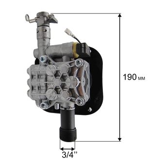 Двигатель эл. переменного тока QUATTRO ELEMENTI PALERMO125Turbo с помпой (242-304-018)