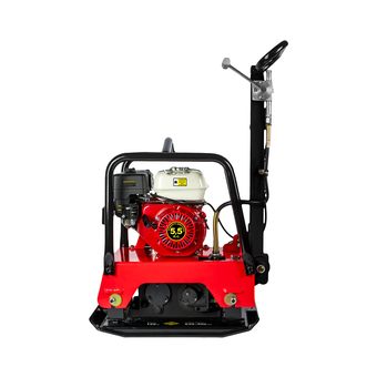 Виброплита DDE VP 125 HK (Honda 5,5 л.с., плита 630×400 мм, до 500 кв. м/час, 126 кг, гл. упл. 30 см,реверс, колеса)