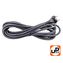 Шнур сетевой UNITED PARTS 2×1,5 мм.кв. - 4,0 м, ПГА-ВП (медь, термоэластопласт ±50С°) (90-0451)