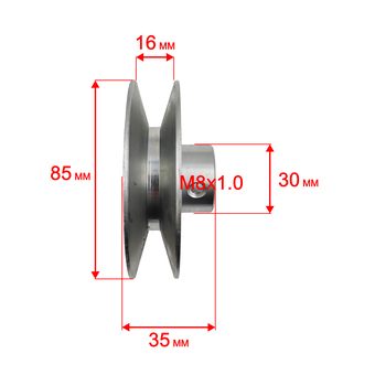 Шкив ведомый DDE SC 51 скарификатора (909-150-113)