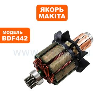 Якорь MAKITA BDF442 (619196-2)