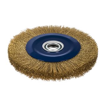 Кордщетка для точил ПРАКТИКА 250 мм мягкая, переходники 1/2", 5/8", 3/4", 7/8", 1" (773-392)