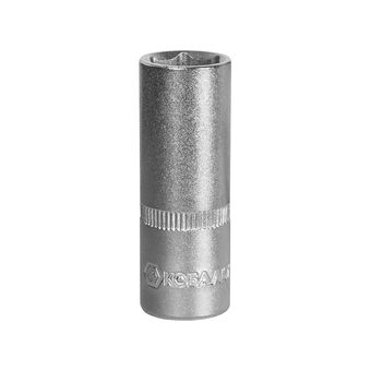 Головка торцевая глубокая КОБАЛЬТ 1/4", 13 мм, CR-V, подвес (643-972)