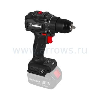 Дрель аккумуляторная безударная ПУЛЬСАР ДА 20-100Б (20В, 100Нм, 13мм, без акк и з/у, коробка)