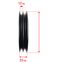 Шкив DDE снегоотбрасывателя ST1176LE / ST1387LET / ST9071L привода крыльчатки->798-492-209