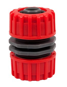 Муфта соединительная QUATTRO ELEMENTI для садового шланга   1/2" - 1/2", пластик