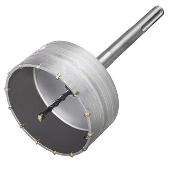 Коронка твердосплавная ПРАКТИКА SDS-Max ударная 125 мм (1шт.) клипса (917-958)