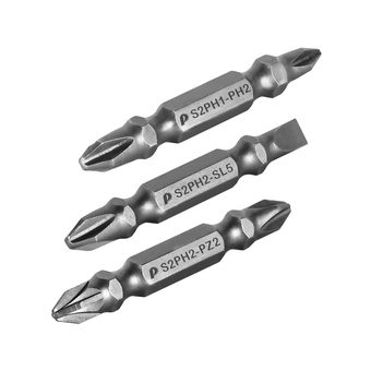 Набор бит ПРАКТИКА "Мастер"  3шт  PH2/PZ2,  PH2/PH1,  PH2/SL0.8-5  50мм, блистер (776-362)