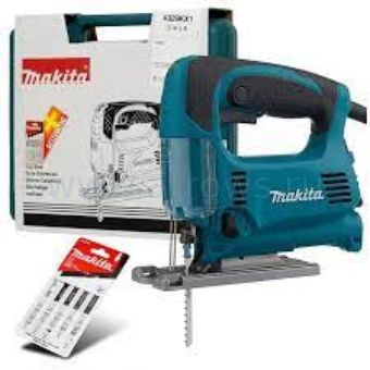 Лобзик сетевой MAKITA 4329KX1 (450Вт, 65мм, рег. оборотов, кейс) + НАБОР ПИЛОК