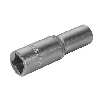 Головка торцевая глубокая КОБАЛЬТ 1/2", 12 мм, CR-V, подвес (644-030)