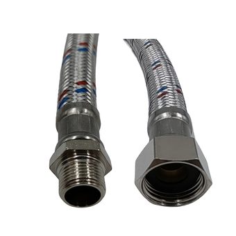 Шланг QUATTRO ELEMENTI A1001Inox в металлической оплётке (910-218-903)