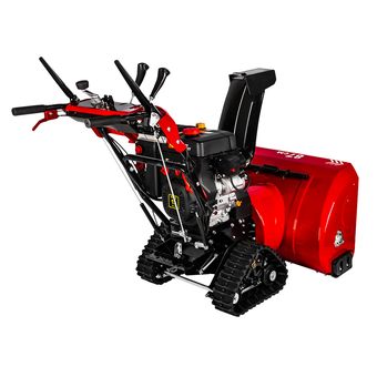 Снегоуборщик бензиновый DDE ST1387LET (SnowEngine 13 л.с, 87см, эл.старт, скор.+6/-2, гусеницы)