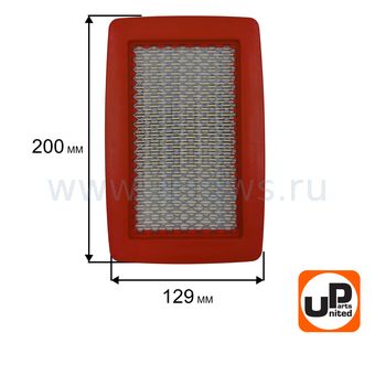 Фильтр воздушный UNITED PARTS для воздуходува DDE VB160 / HUSQVARNA 580BTs (аналог 5126520-01)