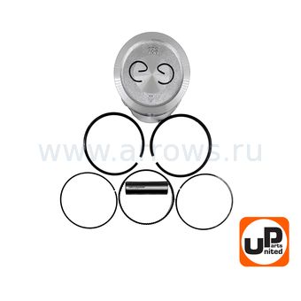 Поршень в сборе UNITED PARTS 188F, GX390 Ø88мм (кольцо 2,0мм)