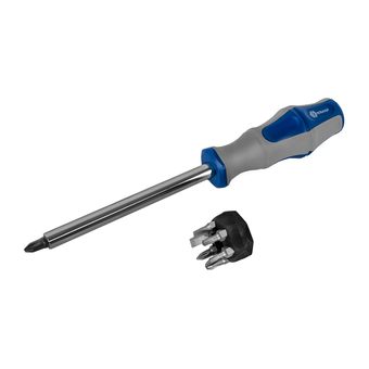 Отвертка рукоятка КОБАЛЬТ Ultra Grip, телескопическая, с набором бит, CR-V, 8 ШТ., блистер (646-690)