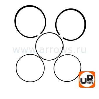 Кольцо поршневое UNITED PARTS Ø92×2 мм 192F, GX460 комплект