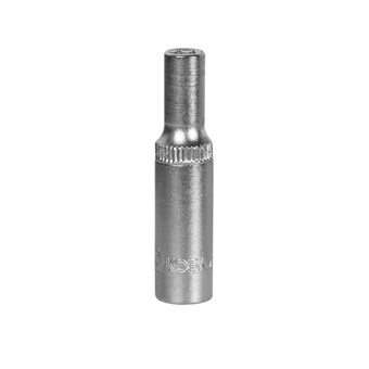 Головка торцевая глубокая КОБАЛЬТ 1/4", 5 мм, CR-V, подвес (643-897)