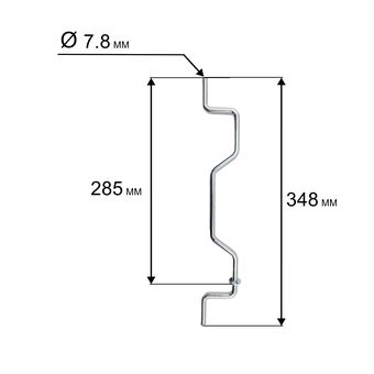 Ось DDE LME3614 передняя  (J0090000293R)