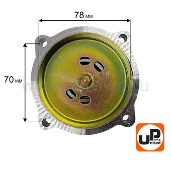 Корпус сцепления в сборе UNITED PARTS Ø26х4T (квадрат) для триммеров 33-52 куб.см.