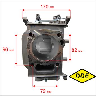 Цилиндр DDE 182 Ø82  E1000-S25 Блок двигателя  (794-661-009)