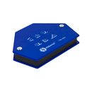 Угольник магнитный КОБАЛЬТ 95 х 48 мм, на 6 углов: 30, 45, 60, 75, 90, 135 градусов, магнит до 11 кг., блистер (790-069)