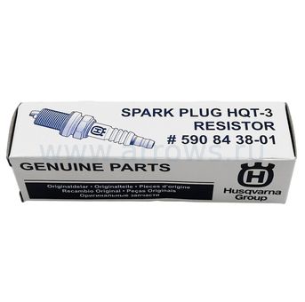 Свеча зажигания HUSQVARNA HQT-3 аналог CMR6H / USR7AC / TR15C для T540XP II /545 / 550X (5908438-01)