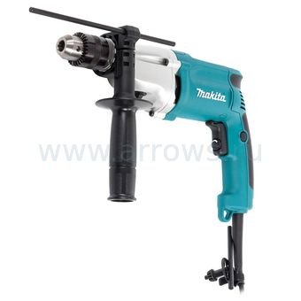 Дрель сетевая безударная MAKITA DP4010 (720 Вт, патрон 13мм, 2скор, вес 2,2кг, коробка)