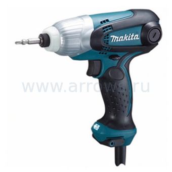 Шуруповёрт сетевой ударный MAKITA TD0101F (230 Вт, 100нм, 1кг, рег. об., подсветка) (TD0101F)